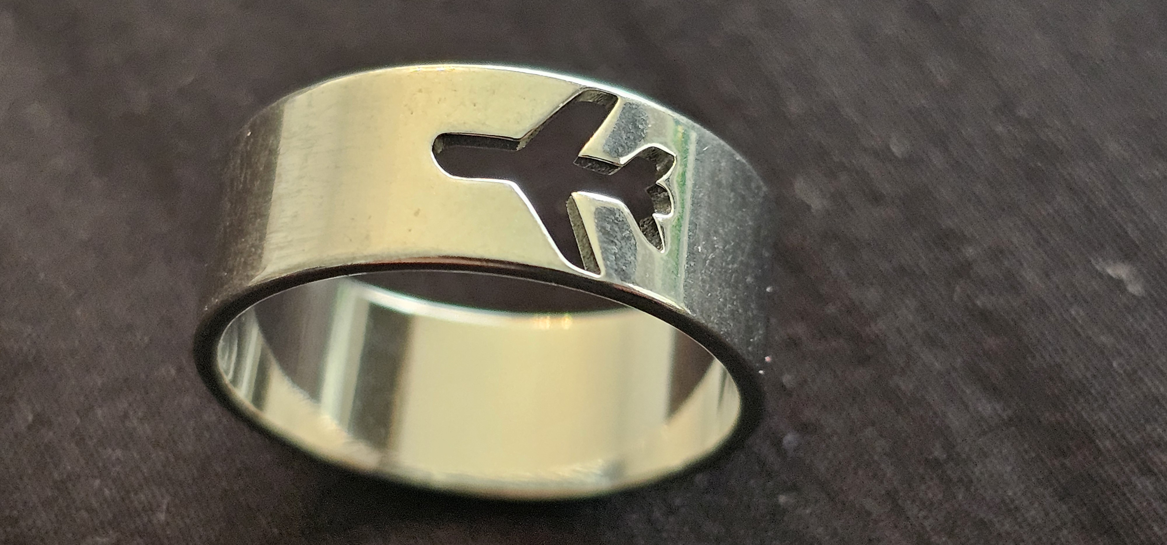 ANILLO TALLA 5 DE ACERO INOXIDABLE $80 MX